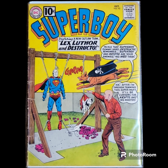 DC Comics Superboy #92 (1961 1st Series) Origin of Lex Luthor Retold | VG/F 5.0 - Picture 2 of 3